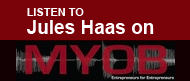 Listen to Jules Haas on MYOB
